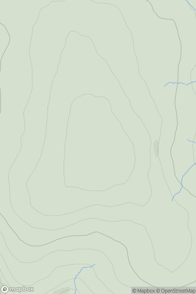 Thumbnail image for Meall Odhar Mor [Loch Ericht to Glen Tromie & Glen Garry] [NN681803] showing contour plot for surrounding peak